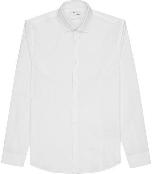 Reiss Kilburn Slub Cotton Shirt