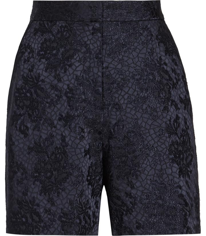 Reiss Kate - Womens Jacquard Shorts In Blue, Size 4