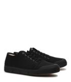 Reiss Springcourt - Mens Canvas Sneakers In Black, Size 7