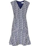 Reiss Gilles Jacquard Fit And Flare Dress