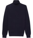 Reiss Observe - Mens Rollneck Jumper In Blue, Size Xs