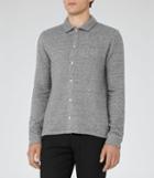 Reiss Banstead - Mens Press Stud Shirt In Grey, Size S