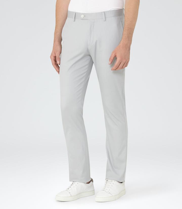 Reiss Medway - Mens Twill Chinos In Blue, Size 34