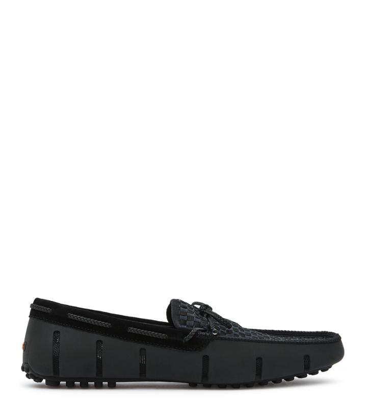 Reiss Swims Woven Lace Loafer - Mens Woven Lace Loafers In Black, Size 10
