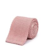 Reiss Celter - Knitted Silk Blend Tie In Pink, Mens