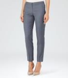 Reiss Leyton Trouser - Slim-leg Trousers In Blue, Womens, Size 0