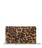 Reiss Mina Leopard - Womens Leopard-print Bag In Black, Size One Size