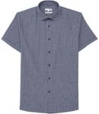 Reiss Oe Hayward - Mens Grid Check Shirt In Blue, Size L