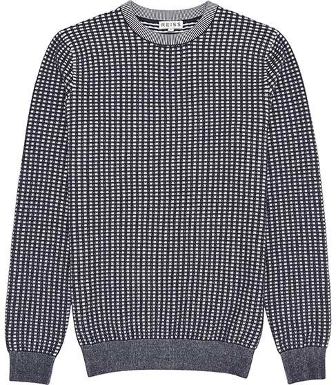 Reiss Foal Contrast Weave Jumper