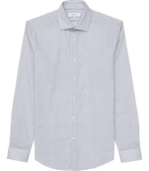 Reiss Captain Checked Slim-fit Shirt