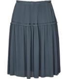 Reiss Dali - Womens Plisse Skirt In Grey, Size 4