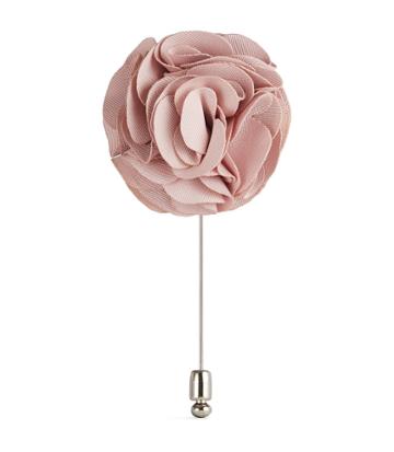 Reiss Piani - Flower Dress Pin In Pink, Mens