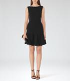Reiss Marisa - Womens Pin-tuck Dress In Black, Size 4