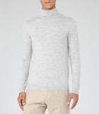 Reiss Observe - Rollneck Jumper In Grey, Mens, Size Xs