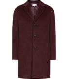 Reiss Angel - Mens Wool Epsom Coat In Purple, Size Xs