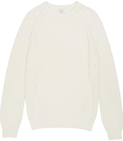 Reiss Wakely Raglan Ribbed Jumper