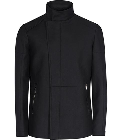 Reiss Stardust Funnel Collar Coat