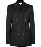 Reiss Tahlia - Womens Double-breasted Blazer In Black, Size 4