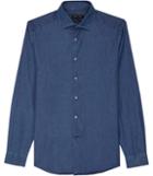 Reiss Marco - Mens Denim Shirt In Blue, Size Xs