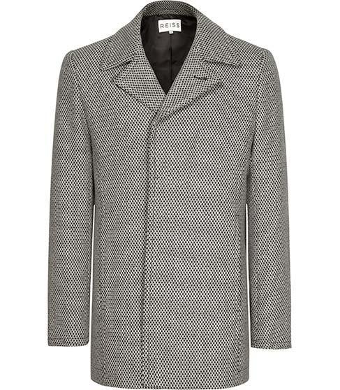 Reiss Nelson Circular Jacquard Jacket