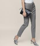 Reiss Austin Trouser - Slim-leg Trousers In Grey, Womens, Size 2