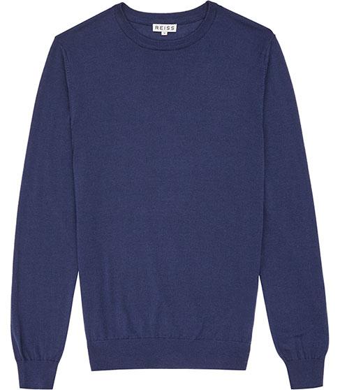 Reiss Hart Merino Wool Jumper