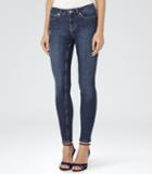 Reiss Stevie - Low-rise Skinny Jeans In Blue, Womens, Size 30
