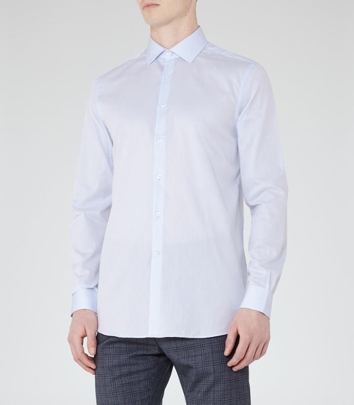 Reiss Hardy - Regular-fit Shirt In Blue, Mens, Size S