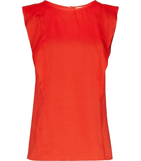 Reiss Palm Ruffle-detail Top