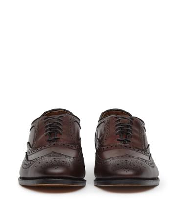 Reiss Mcallister - Mens Allen Edmonds Wingtip Leather Brogues In Brown, Size 9