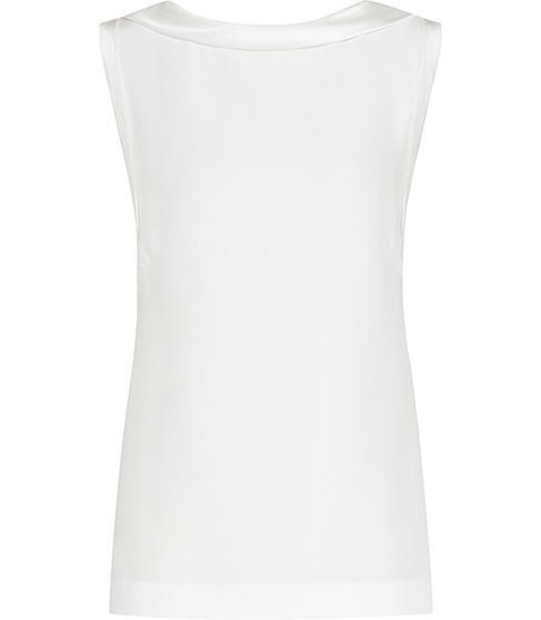 Reiss Monty Satin Trim Top