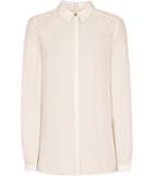 Reiss Samir - Womens Plisse-back Shirt In Pink, Size 4