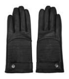 Reiss Freya - Leather Gloves In Black, Womens, Size S