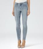 Reiss Stevie - Womens Low-rise Skinny Jeans In Blue, Size 29