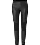Reiss Madeline Leather-panel Trousers