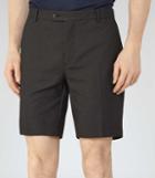 Reiss Empire - Fine Dot Shorts In Black, Mens, Size 28