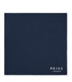 Reiss Moon - Mens Silk Pocket Square In Blue, Size One Size