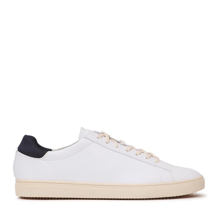 Reiss Bradley - Mens Clae Leather Sneakers In White