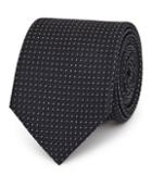 Reiss Liam - Mens Micro Dot Silk Tie In Blue, Size One Size