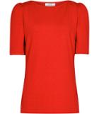 Reiss Lisa - Womens Puff-sleeve Top In Orange, Size Xs