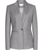Reiss Sammy Jacket - Womens Single-breasted Blazer In Grey, Size 4