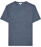Reiss Bless Marl - Mens Crew Neck T-shirt In Blue, Size Xs