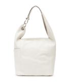 Reiss Edie - Tumbled-leather Tote In White, Womens