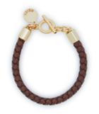 Reiss Barbet - Womens Leather Bracelet In Brown, Size One Size