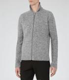 Reiss Bear - Mottled Weave Jacket In Grey, Mens, Size S
