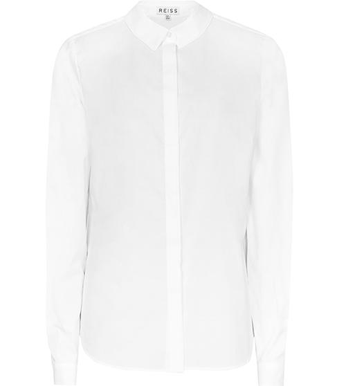 Reiss Selina Frill Placket Shirt