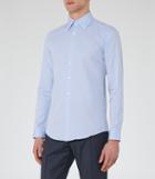 Reiss Colton - Large Collar Shirt In Blue, Mens, Size Xs