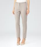 Reiss Truman Trouser - Womens Slim-leg Trousers In Grey, Size 6
