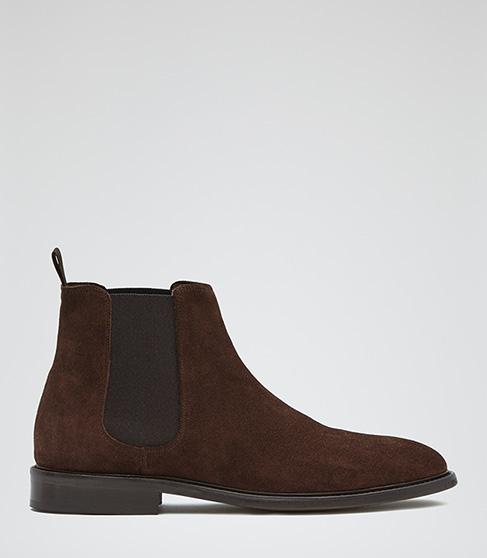 Reiss Tenor Suede Suede Chelsea Boots