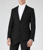 Reiss George B - Mens Slim-fit Blazer In Black, Size 38